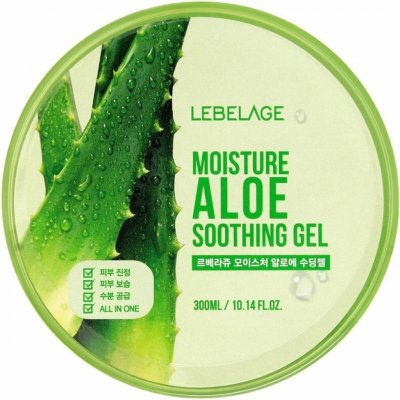 Lebelage Hydratační gel s aloe Moisture Aloe Purity 100% Soothing Gel 300 ml – Hledejceny.cz