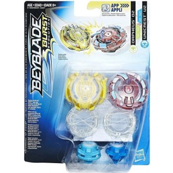 Hasbro BeyBlade Burst sada dvou kotoučů Orpheus O2 & Unicrest U2