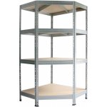AR Shelving Regál Rivet 180 x 90 x 90 x 45 cm 4 police – HobbyKompas.cz