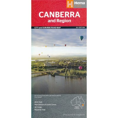 plán Canberra and Region HEMA