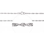 Zlatnictví zlatíčko stříbrný náramek na nohu lambáda 000.00026 – Hledejceny.cz