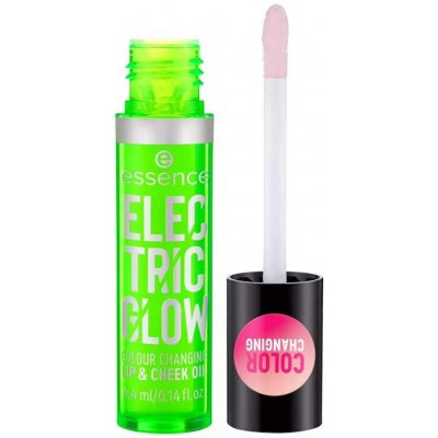 Essence Electric Glow Colour Changing Lip & Cheek Oil olej na rty a tváře měnící barvu 4,4 ml