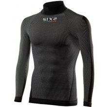 Sixs funkční tričko TS3 s dl. rukávem a stojáčkem carbon black