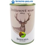 Bohemia Pet Food Zvěřinové maso ve vlsatní šťávě 400 g – Sleviste.cz