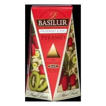 Basilur pyr. Strawberry Kiwi 15 x 2 g