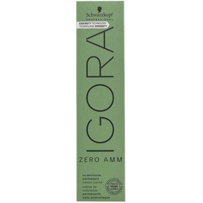 Schwarzkopf Professional Igora Zero AMM Ammonia-Free Permanent Color Barva na vlasy bez amoniaku 5-5 Light Brown Gold 60 ml – Zboží Mobilmania