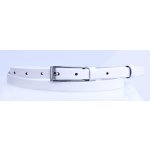 Penny Belts dámský úzký pásek k šatům 15-1-00 bílý – Zboží Mobilmania