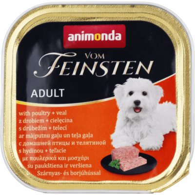 Animonda Vom Feinsten Adult Dog drůbež a telecí 150 g – Hledejceny.cz