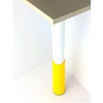 Stolová noha 580 mm nastavitelná dětská bílá/žlutá – Sleviste.cz
