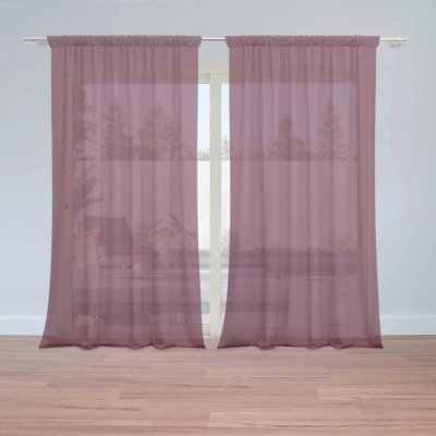 Záclony Bordó: 2 ks - 150x250 cm - Sablio – Hledejceny.cz