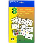 Centropen Šablony k foukacím fixům SET D+ písmena a číslice – Zboží Mobilmania