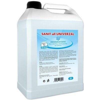 SANIT all UNIVERZÁL čisticí a dezinfekční prostředek 5 l + SANIT all Cleaner Cream 670 g