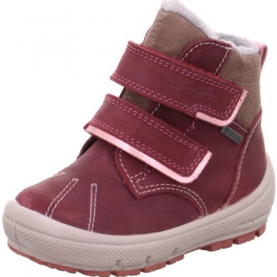 Superfit dětská zimní obuv s membránou Groovy Pink/Grau – Zboží Mobilmania
