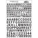 Woodland Scenics propisot písmena Gothic R.R. černá MG732 – Zboží Dáma