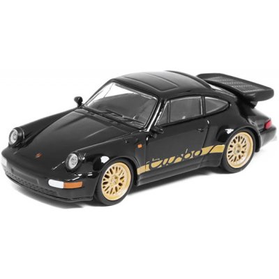 TARMAC/Schuco Schuco Porsche 911 Turbo černá 1:64 – Zbozi.Blesk.cz