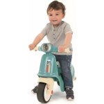 Smoby motorka s reflektorem Scooter Blue s gumovými koly modro-šedé – Zboží Mobilmania