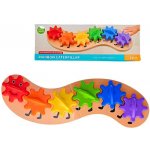 Mikro Trading housenka duhová 34cm v krabičce – Zboží Mobilmania