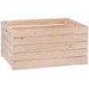 Úložný box ČistéDřevo Dřevěná bedýnka 60 x 39 x 30cm