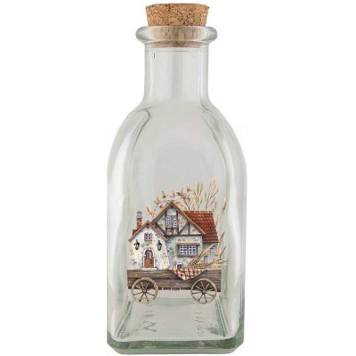 Skleněná lahvička 250 ml - Podzim – Hledejceny.cz