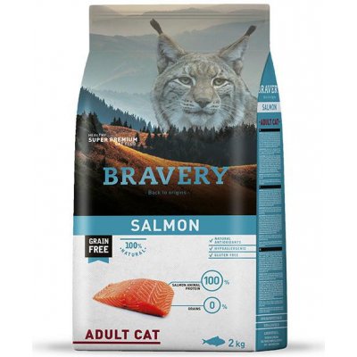 Bravery Cat Adult salmon 2 kg – Hledejceny.cz