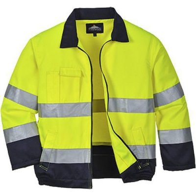 Portwest Reflexní bunda Madrid Hi-Vis žlutá/modrá 96287