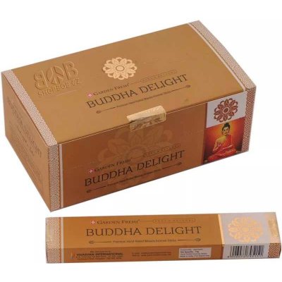 Garden Fresh Buddha Delight indické vonné tyčinky 12 x 15 g – Hledejceny.cz