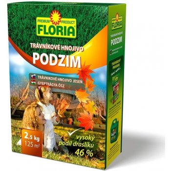 Agro Floria podzimní trávníkové hnojivo 2.5 kg