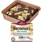 Amaranth Bezlepkové brownies sypaný mandlemi 150 g – Zboží Dáma