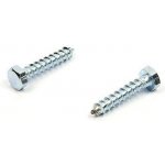 Podstavcový vrut do dřeva 10x40 zinek bílý, DIN 571 – Sleviste.cz