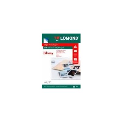 Lomond pro inkoust.tisk, lesklý, A4/25, 1x 210/297 samolepící – Zboží Mobilmania