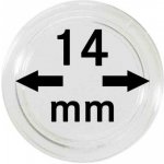 Lindner Plastová kapsle na mince Velikost: 14 mm – Zboží Mobilmania