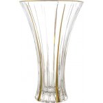 BOHEMIA PRESTIGE KŘISTÁLOVÁ VÁZA BOHEMIA PRESTIGE TIMELESS GOLD 320MM – Hledejceny.cz