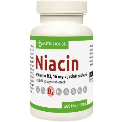 Nutristar Niacin vit. B3 500 tablet – Hledejceny.cz
