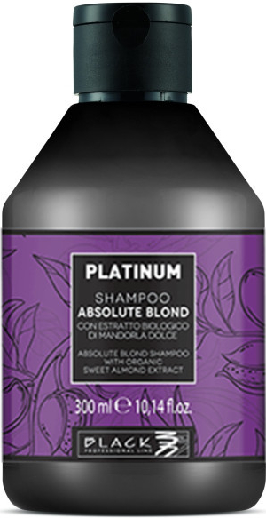 Black Platinum Absolute Blond Shampoo s extraktem s organických mandlí 300 ml