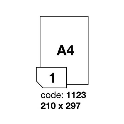 Rayfilm R0503.1123G samolepící A4 210x297mm matné bílé PE 10 listů – Zboží Dáma