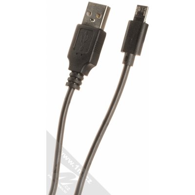 1Mcz 9012017 1m, černý kabel microUSB – Zbozi.Blesk.cz