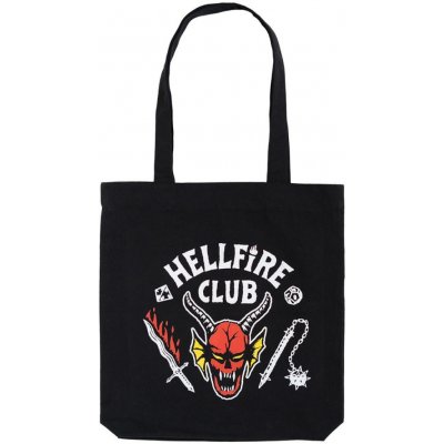CurePink Shopping taška na rameno Stranger Things: Hellfire Club
