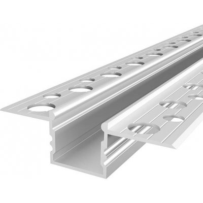 T-LED LED profil do sádrokartonu - SDK1 stříbrný 1m 095170 – Sleviste.cz