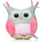 BabyOno plyšová hračka s chrastítkem Owl Sofia růžová – Sleviste.cz