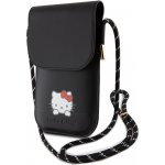 Hello Kitty PU Daydreaming Logo Leather Wallet Phone Bag černé – Zboží Živě