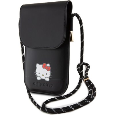 Hello Kitty PU Daydreaming Logo Leather Wallet Phone Bag černé – Sleviste.cz