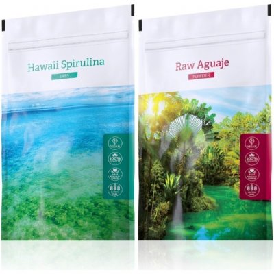 Energy Hawaii Spirulina tabs 200 tablet + Raw Aguaje caps 120 kapslí – Hledejceny.cz