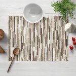 Biante Dekorační prostírání Leona LN-176 Hnědo-béžové proužky 35x45 cm – Hledejceny.cz