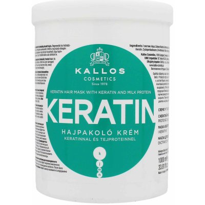 Kallos maska na poškozené vlasy s Keratinem 1000 ml – Hledejceny.cz