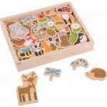Bigjigs Toys magnetky lesní zvířátka – Zboží Mobilmania