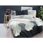 Brotex povlečení bavlna Cosmic grey zipový uzávěr 140x220 70x90 – Zboží Mobilmania