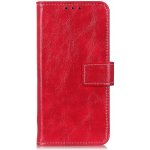 Pouzdro PROTEMIO 57586 RETRO Peněženkový obal Xiaomi Redmi Note 12 červený – Zboží Mobilmania