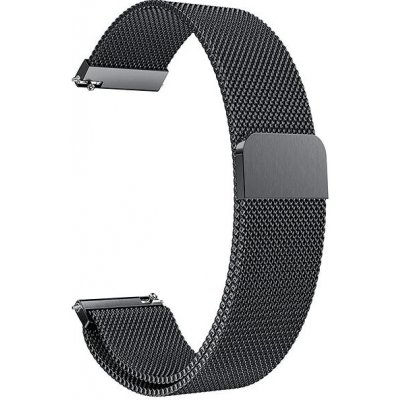 Eternico Elegance Milanese universal Quick Release 22mm solid black AET-SMQRMIL25B-22