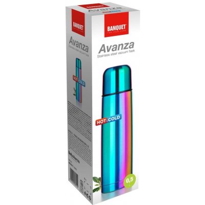 Banguet Termoska nerezová AVANZA 500 ml duhová matná – Zboží Mobilmania