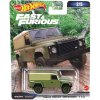 Sběratelský model Mattel hot wheels Land rover Defender 110 1999 Fast & Furious Vojenská Zelená 1:64